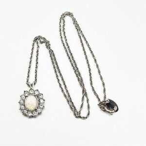 Vintage Avon Simulated Opal Necklace